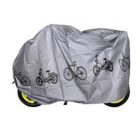 Couvercle De Vélo Imperméable - Tarpaulin Pliable Pour Vélos, Vélo De Montagne | Protection Anti-UV Résistant À Strich, Imperméable | Couverture De Protection En Argent Et Noir Les Étages