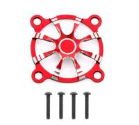 Couvercle de ventilateur en alliage d'aluminium 30 x 30 mm pour moteur RC ESC électrique couvercle de protection rouge
