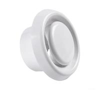 Couvercle de ventilation de plafond avec contrôle du volume d'air circulaire réglable, construction en plastique ABS pour la résistance et l'efficacité du flux d'air (Φ75)