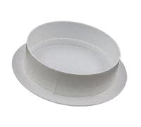 Couvercle de ventilation de protection des trou de mur en plastique décoratif pour la climatisation forte pp dur blanc Type50