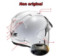 Couvercle de ventilation pour casque de moto, évents avant de rue pour Arai SZ RAM VZ SZV vz-ram 3/4 glue