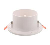 Couvercle de Ventilation Rond 3 Pouces avec Panneau Réglable | ABS Blanc, Grille Amovible et Clips à Ressort, Ouverture 75 à 85mm pour Plafond la Cuisine