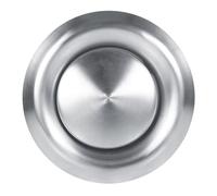 Couvercle de ventilation ronde en acier inoxydable réglable en 3 tailles, couvercle de conduit de ventilation mural et plafond avec vanne de régulation du débit, grille (125 mm)