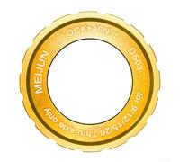 Couvercle de verrouillage central à disque fabriqué en alliage d'aluminium, compatible avec les moyeux de verrouillage d'essieu traversant de 9/12/15/20 mm et frein à disque à 6 boulons pour vélos