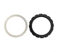 Couvercle de verrouillage de centre de vélo pour anneau de pivot, protection de disque de frein en alliage d'aluminium, joint noir de qualité inclus