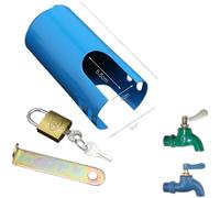 Couvercle de verrouillage de sécurité pour robinet d'eau fabriqué en fer pour une utilisation en extérieur pour éviter la manipulation non autorisée et soutenir la sécurité des infrastructures (B)