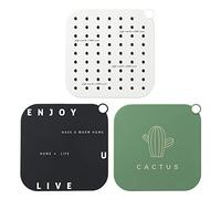 Couvercle de vidange carré de 20 x 20 cm, grand filtre attrape-cheveux en silicone pour salle de bain, baignoire, cuisine