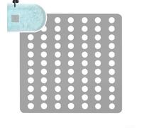 Couvercle de vidange carré en acier inoxydable 304 pour canalisations de sol et de salle de bain pour améliorer l'efficacité de l'entretien des canalisations