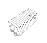 Couvercle de vidange d'angle en acier inoxydable 304 pour toit et mur, rangée latérale, anti-encrassement, bloque les feuilles, les débris, résistant aux animaux, pince réglable pour gouttière, balcon