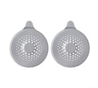 Couvercle de vidange de douche avec ventouse puissante pour attraper efficacement les cheveux et protéger l'évier (gris)