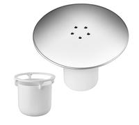 Couvercle de vidange de douche, couvercle de rechange pour siphon de douche, 90 mm/115 mm, couvercle de siphon de douche, couvercle de bonde de douche, couvercle de bonde de douche chromé, couvercle