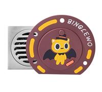 Couvercle de vidange de douche - Joint d'aspiration forte double filtre durable | Évier de cuisine, intérieure, lavabo, siphon de sol, anti-obstruction et joint en silicone