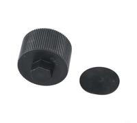 Couvercle de vidange de filtre à sable avec joint de rechange compatible avec SD35, SD40, SD60, SD70 Accessoires d'équipement de piscine en plastique noir 6 x 6 x 15 cm (1 pièce)