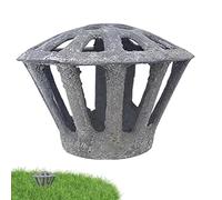 Couvercle de vidange de gouttière rond de rechange pour grille d'atrium