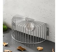 Couvercle de vidange de sol, 160 mm, 210 mm, 260 mm, 310 mm, filtre de gouttière, grille de drainage latérale, anti-blocage et anti-rat, en acier inoxydable 304 pour la maison et le jardin (210 mm)