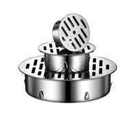 Couvercle De Vidange De Sol En Acier Inoxydable Couvercles De Vidange Ronds Pour Balcon Toit Jardin Tuyau En PVC Anti-blocage 40MM-200MM(180mm/7.1in)