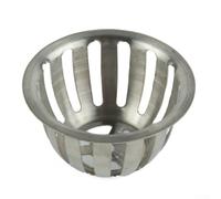 Couvercle de vidange de sol en acier inoxydable pour le drainage du toit de balcon, le bouchage de tuyau de pluie et le contrôle du débit d'eau extérieur (82 mm)