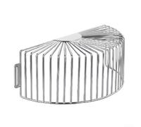 Couvercle de vidange de sol - Filtre de gouttière - Grille de drainage d'angle en acier inoxydable 304 pour un débit d'eau efficace et une défense (310 mm)