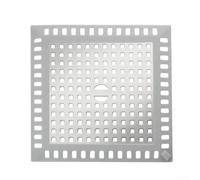 Couvercle de vidange en acier inoxydable 304 pour les installations de vidange de salle de bain et d'évier pour aider à gérer les cheveux et les petites particules (B)