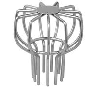 Couvercle de vidange en acier inoxydable - Attrape-feuilles - Construction solide - Fixation rapide pour gouttières - Ne bouche pas - Protège-feuilles pour bec de descente