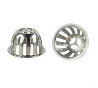 Couvercle de vidange en acier inoxydable conçu pour les systèmes de drainage de toit de balcon et l'utilisation de la fonction de bouchon de tuyau de pluie (75 mm)