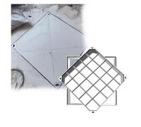 Couvercle de vidange en acier inoxydable - Design invisible pour par, trottoir et jardins - Solution robuste pour les zones à fort trafic - et résistant aux intempéries