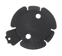 Couvercle de vidange en plastique noir pour carter d'huile de voiture - 18,6 x 16,3 cm - OE 51757209541 - Compatible avec la série 5 F10 520d 520i 523i - Protection des composants du moteur