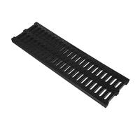 Couvercle de vidange en plastique robuste avec surface antidérapante - Grille d'eau de pluie polyvalente pour terrasse, cuisine et drainage, filtre noir pour une durabilité maximale