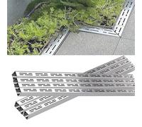 Couvercle de vidange étroit en acier inoxydable - Crépines linéaires amovibles pour gouttière de pluie, grilles à haute charge faciles à installer pour allées extérieures, égouts et solutions de
