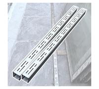 Couvercle de vidange extérieur avec grille amovible, système de drainage de tranchée mince pour cour, allée, douche, solution de drainage efficace des canaux