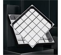 Couvercle de vidange invisible en acier inoxydable pour terrasses et eaux usées Design Heavy-Du pour système de drainage sécurisé