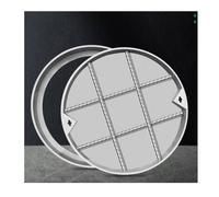 Couvercle de vidange invisible encastré - Couvercle de vidange rond en acier inoxydable pour une intégration extérieure sans couture étanche à la rouille Idéal pour les terrasses et les jardins