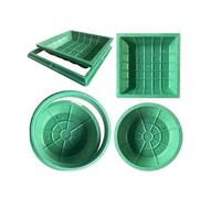 Couvercle de vidange invisible et cadre robuste, capacité de 300 kg, couvercle d'accès aux eaux usées pour extérieur, terrasse, jardin, garage, autoroute - 70 x 70 cm