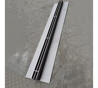 Couvercle de vidange linéaire - Grille d'eau de pluie en acier inoxydable robuste pour systèmes de drainage de la place, de la cour, du jardin, des égouts et des canaux (l 30 x H 5 x L 100 cm)