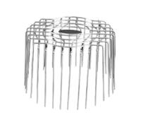 Couvercle de vidange multi-usages anti-oiseaux - Écran en maille incurvé résistant à la rouille - Facile à utiliser - Pour tuyaux de ventilation, éviers et canalisations d'égout