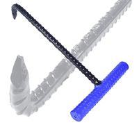 Couvercle de vidange Outil de Crochet de médaille de Barre, t Extrémité de Crochet Simple de géblage pour Le Couvercle de vidange/Les grilles/Portes d'obturation, Les Touches de soulèvement en