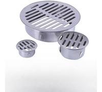 Couvercle de vidange plat en acier inoxydable conçu pour éviter que les débris ne s'encrassent dans les canalisations (160 mm)