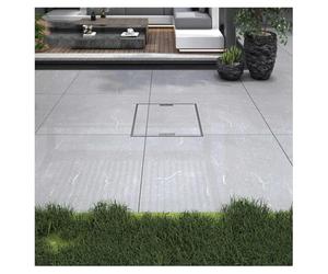 Couvercle de vidange portable en résine avec support de charge invisible pour l'extérieur, 60 x 60 cm - Couverture de fosse septique enterrée pour jardin