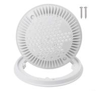 Couvercle de vidange principal de piscine compatible avec les modèles d'aspiration Sp1030, drain de sol rond ABS blanc avec fonctions de sécurité et kit d'installation complet