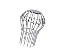 Couvercle de vidange rond antiblocage robuste, conception en forme de dôme en acier inoxydable, protection de gouttière de balcon avec couvercle de vidange sphérique à installation rapide pour toit