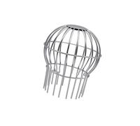 Couvercle de vidange rond antiblocage robuste, conception en forme de dôme en acier inoxydable, protection de gouttière de balcon avec couvercle de vidange sphérique à installation rapide pour toit