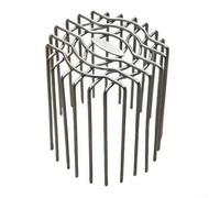 Couvercle de vidange rond d'extérieur fabriqué en acier inoxydable 304 pour installations de drainage de balcon, jardin et toit avec passage d'eau efficace et construction (110 mm)