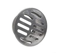 Couvercle de vidange rond en acier inoxydable 304, grille épaisse pour tuyau en PVC de 50 à 200 mm, design creux anti-obstruction pour terrasse, toit, jardin, balcon (63 mm)