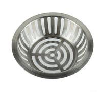 Couvercle de vidange rond en acier inoxydable pour toit de balcon, système de drainage extérieur, bouchon de tuyau de pluie et bouclier anti-débris (178 mm)