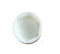 Couvercle De Vis Protection Dôme M3 M4 M5 M6 M8 M10 M12 M14 M16 M18 M20 M22 M24, Noir Et Blanc, Hexagonal Exposé, Boulon À Écrou En Plastique PE, 5 50 Pièces(White,M14X22X27mm (5pcs))