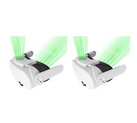 Couvercle de visage fiorky 2pc avec ventilateur de refroidissement Masque anti-sweat circulation du visage respirant couvercle de pad d'interface faciale Ventilateur de refroidissement avec