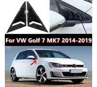 Couvercle de volet de fenêtre avant, garniture de persienne de fenêtre, évent latéral pour VW Volkswagen Golf 7 MK7 Hatchback 2014 2015 2016 2017 2018 2019 Carbon Look