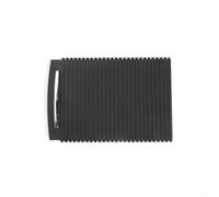 Couvercle de volet roulant en ABS pour BMW Série 3 M3 E92 E93, couvercle coulissant pour console centrale, couvercle à fermeture éclair, garniture intérieure résistante à l'usure, noir ou beige (noir)