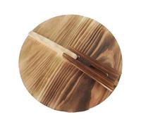 Couvercle de wok en bois, accessoire cuisine, couvercle casserole, poêle for culinaire asiatique, friture