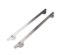 Couvercle d'écart de Cuisinière, Kit de Garniture de Cuisinière en Acier Inoxydable, Couvercle d'écart de Four de Cuisinière à Gaz Facile à Nettoyer pour la Cuisine (Type A)